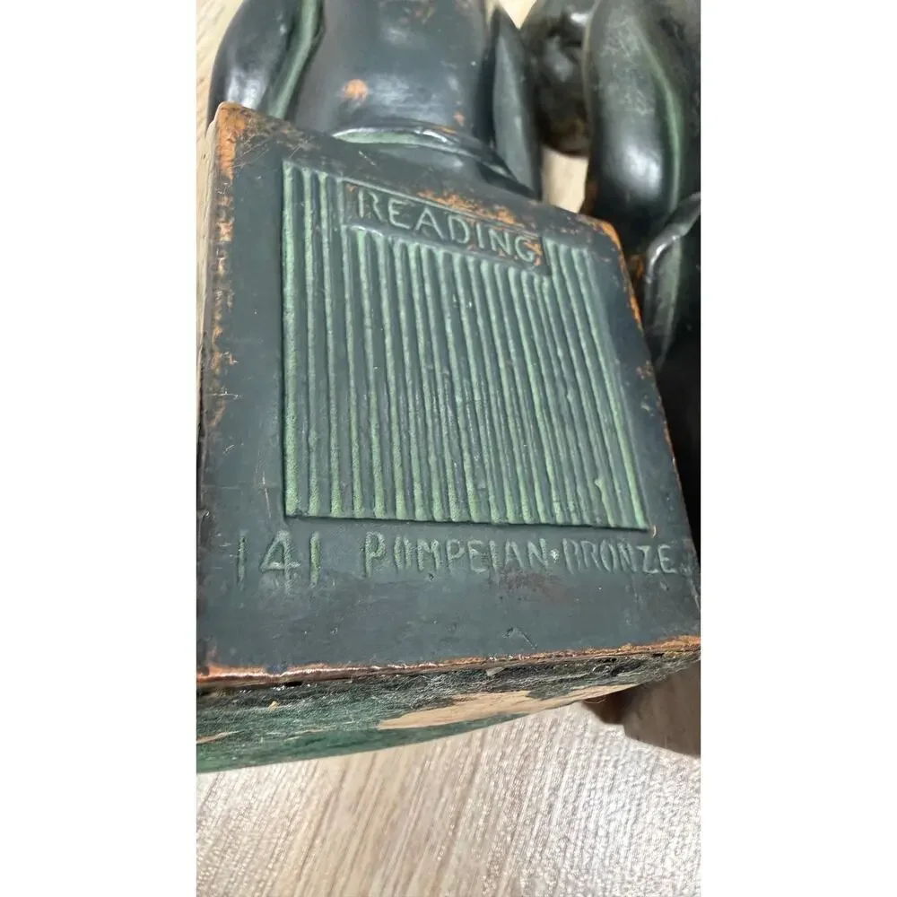 Antique 1920s Art Deco Pompeian Bronze Co. 